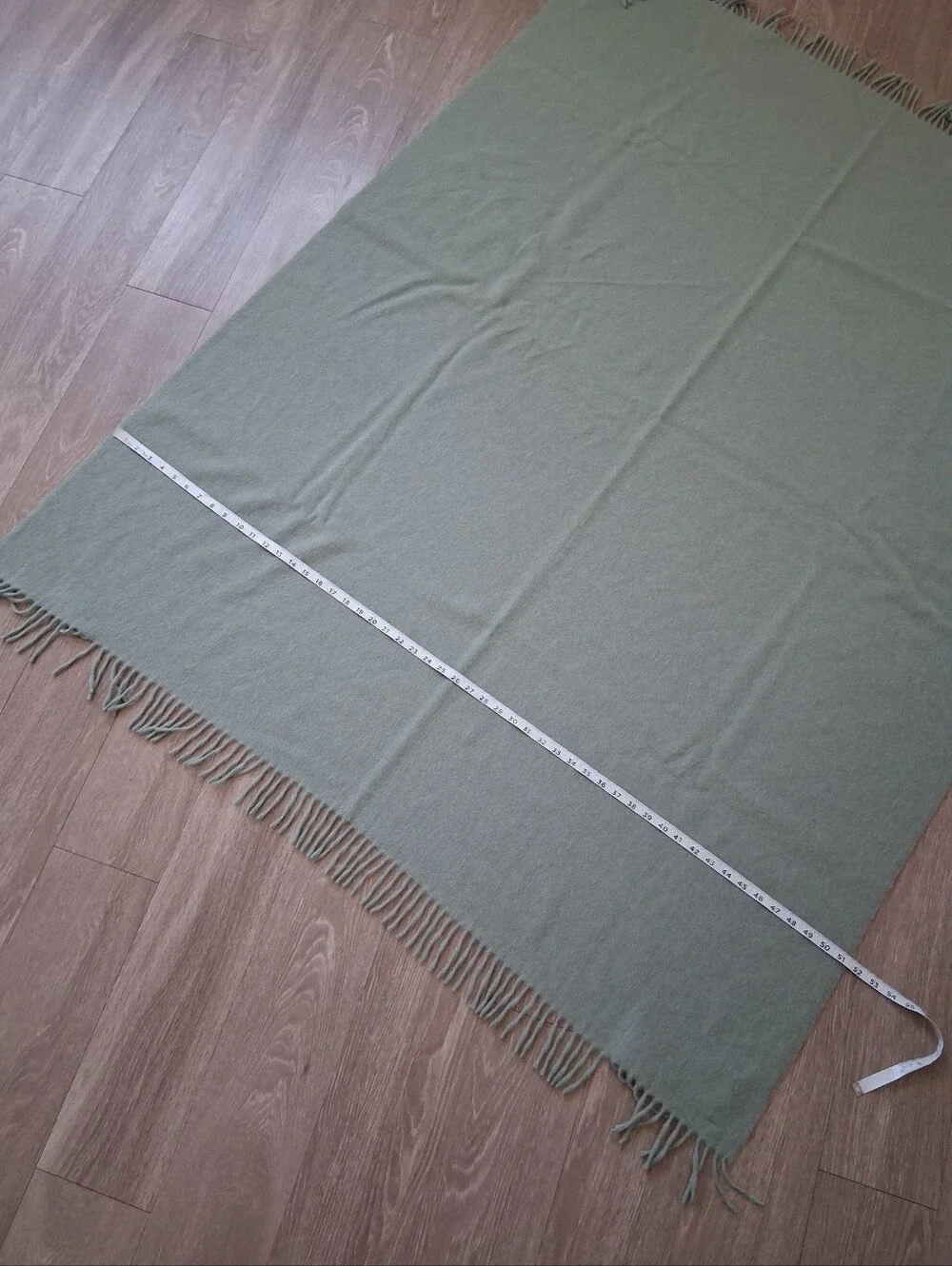 Alicia Adams Alpaca Throw In Sage Green